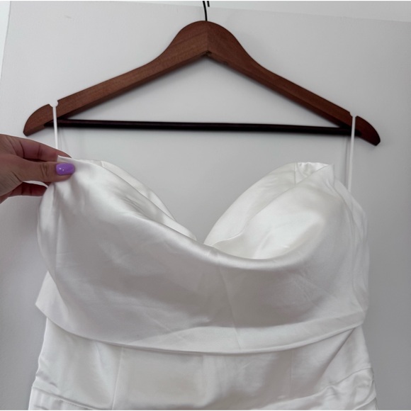 Meshki Marilyn Corset white gown | Wedding dress, rehearsal dinner, meshki dress - Picture 5 of 11